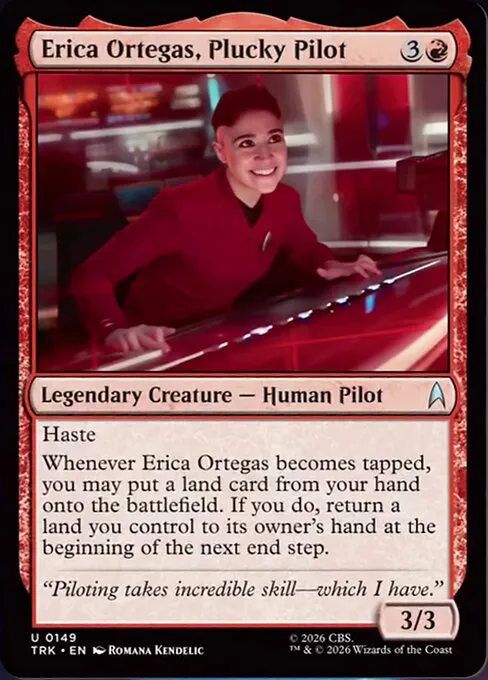 Erica Ortegas, Plucky Pilot - Foil