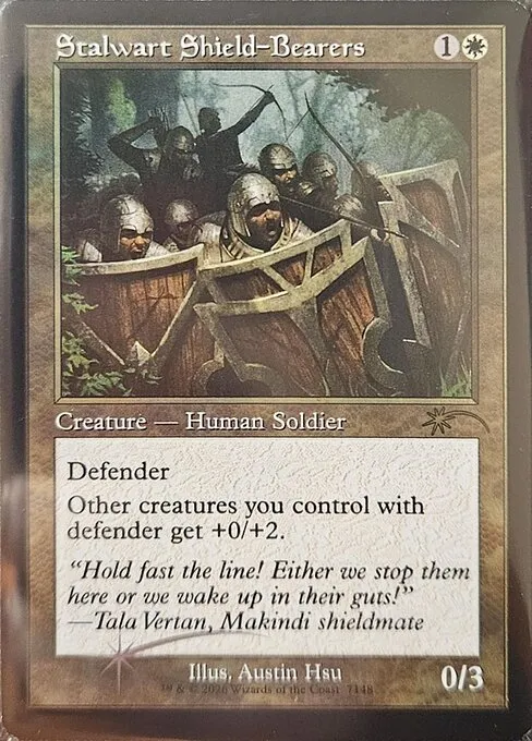 Stalwart Shield-Bearers - Foil