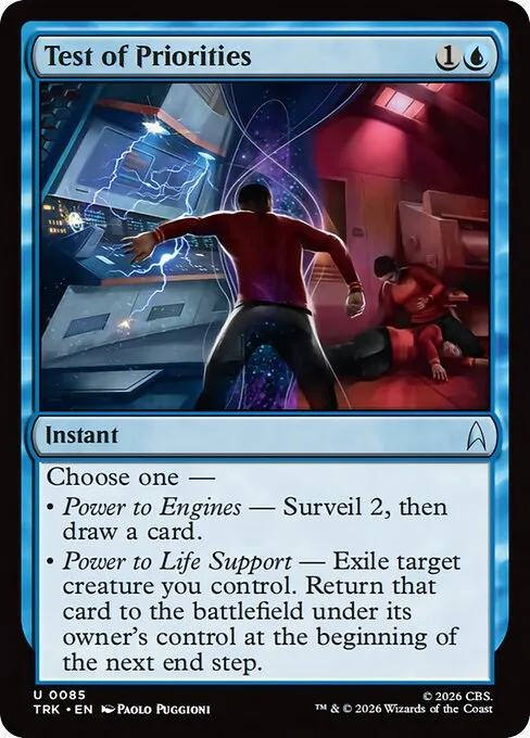 Test of Priorities - Foil