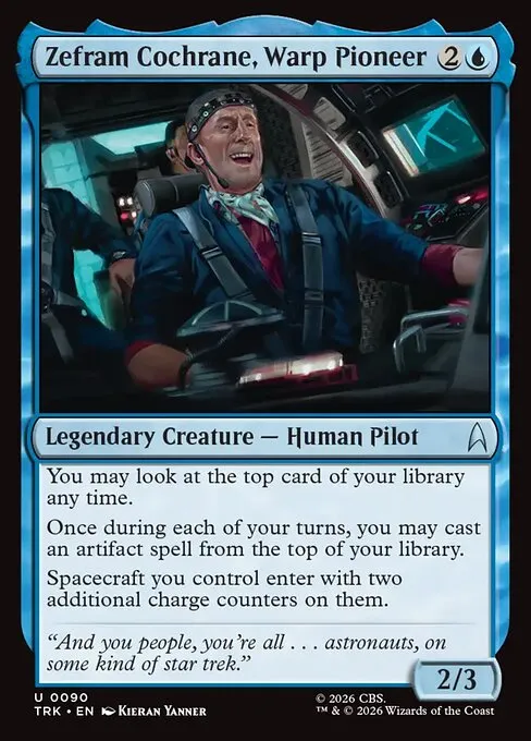 Zefram Cochrane, Warp Pioneer - Foil
