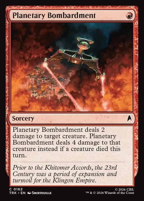 Planetary Bombardment - Foil