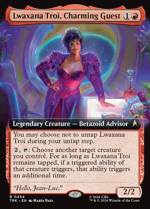 Lwaxana Troi, Charming Guest
