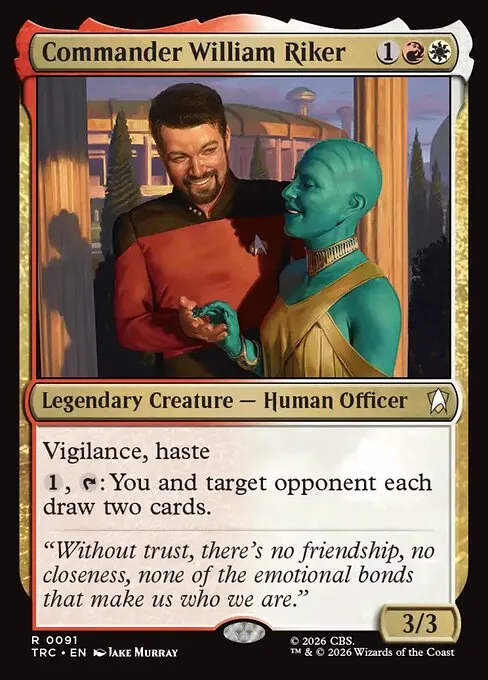 Commander William Riker - Foil