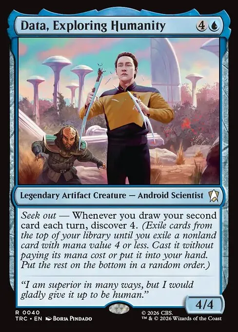 Data, Exploring Humanity