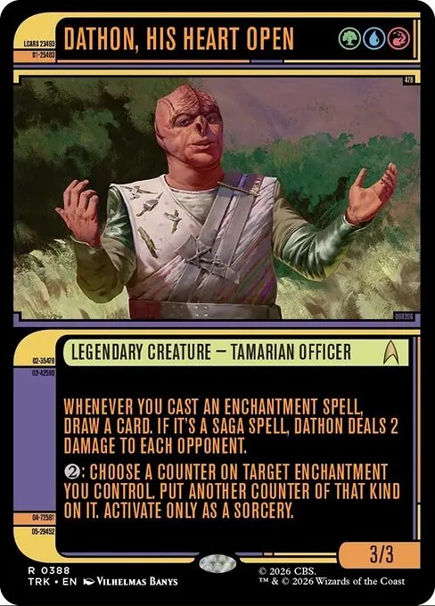 Dathon, His Heart Open - Foil