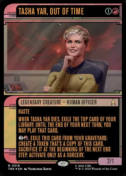 Tasha Yar, Out of Time
