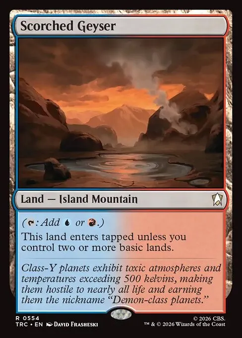Scorched Geyser - Foil