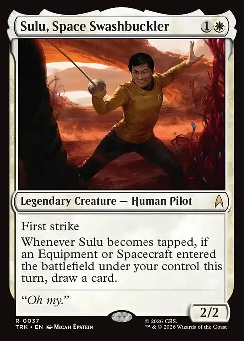 Sulu, Space Swashbuckler - Foil