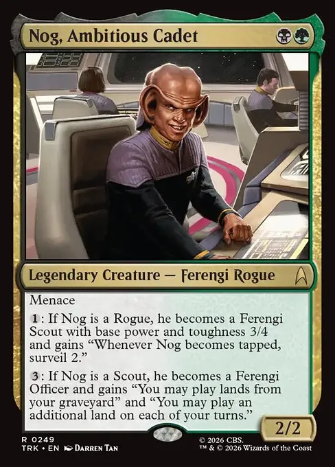 Nog, Ambitious Cadet