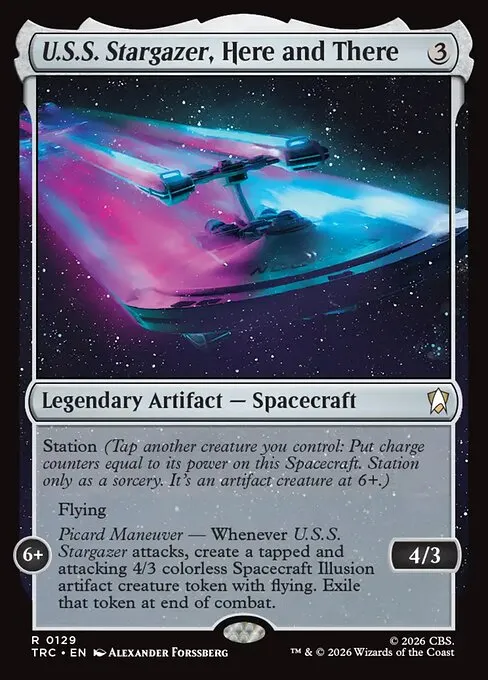 U.S.S. Stargazer, Here and There