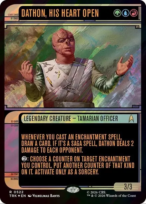 Dathon, His Heart Open - Foil