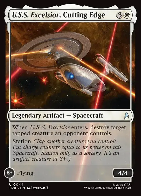 U.S.S. Excelsior, Cutting Edge - Foil
