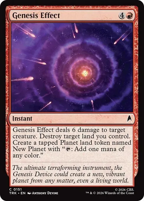 Genesis Effect - Foil