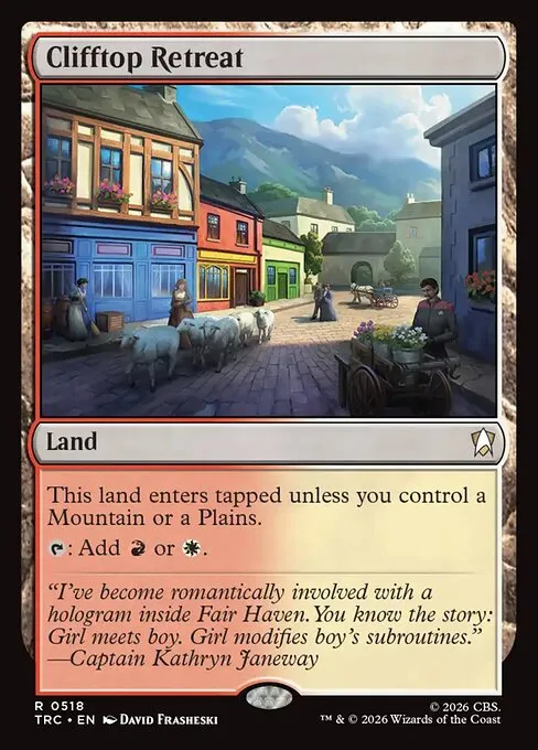 Clifftop Retreat - Foil