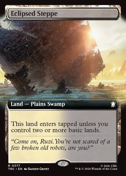 Eclipsed Steppe - Foil