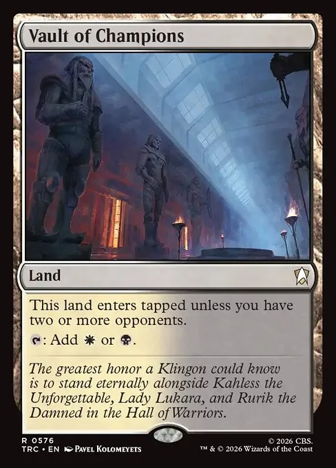 Vault of Champions - Foil