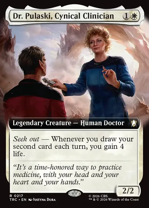 Dr. Pulaski, Cynical Clinician - Foil