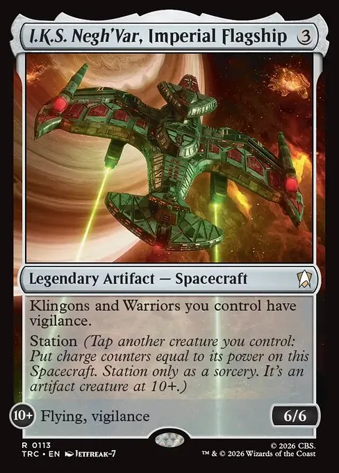 I.K.S. Negh'Var, Imperial Flagship - Foil
