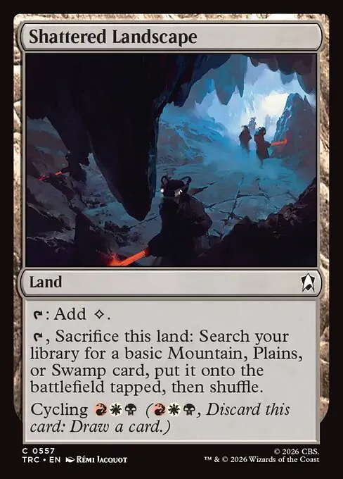 Shattered Landscape - Foil