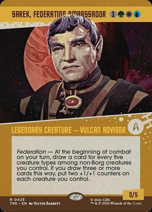 Sarek, Federation Ambassador - Foil