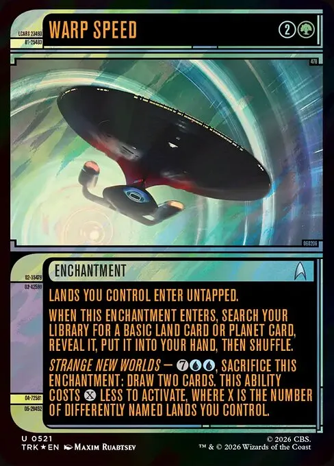 Warp Speed - Foil