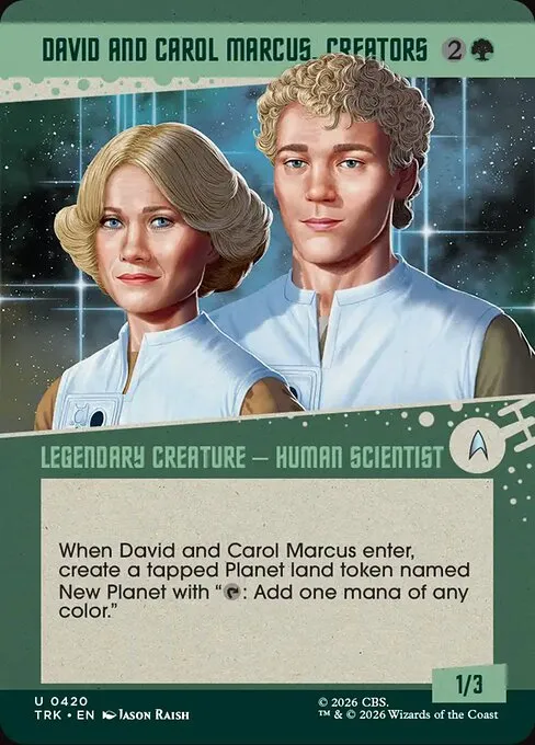 David and Carol Marcus, Creators - Foil