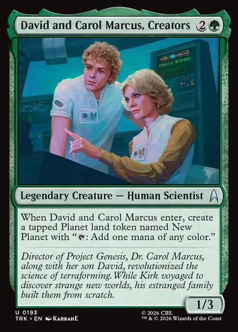 David and Carol Marcus, Creators - Foil