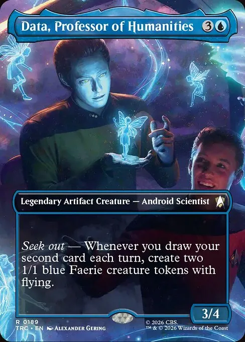 Data, Professor of Humanities