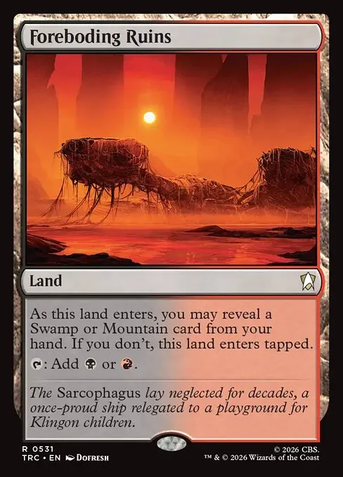 Foreboding Ruins - Foil