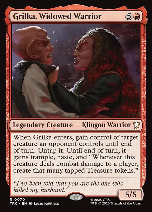 Grilka, Widowed Warrior - Foil