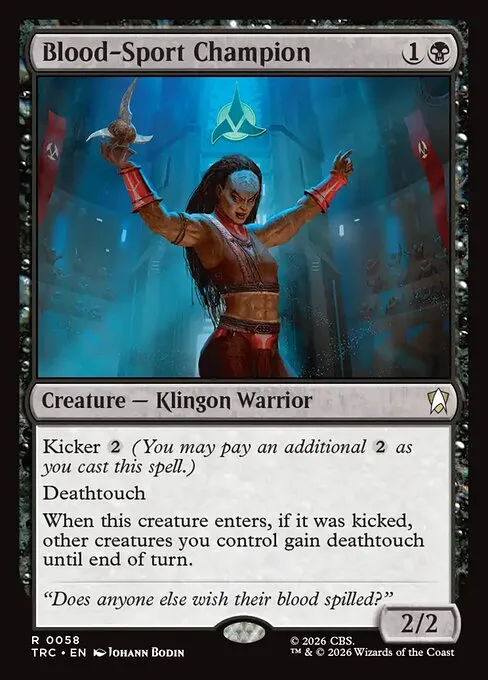 Blood-Sport Champion