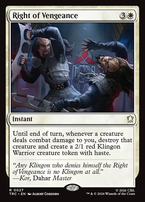 Right of Vengeance