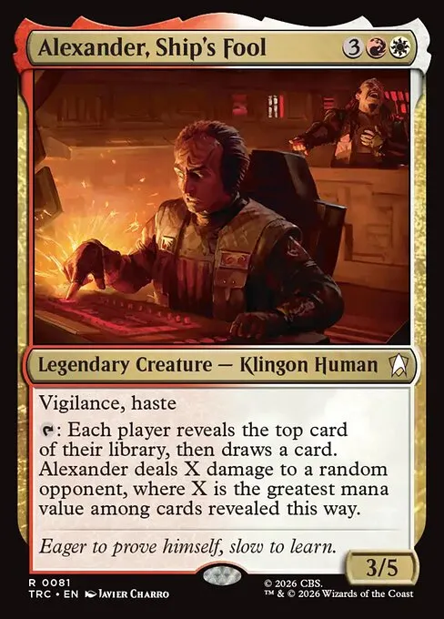 Alexander, Ship's Fool - Foil