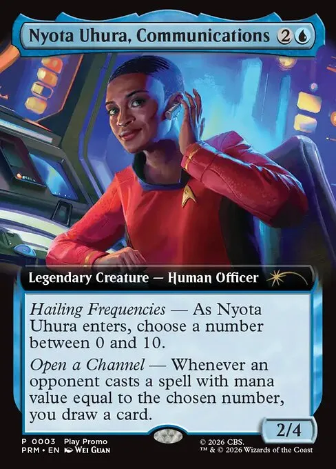 Nyota Uhura, Communications - Foil