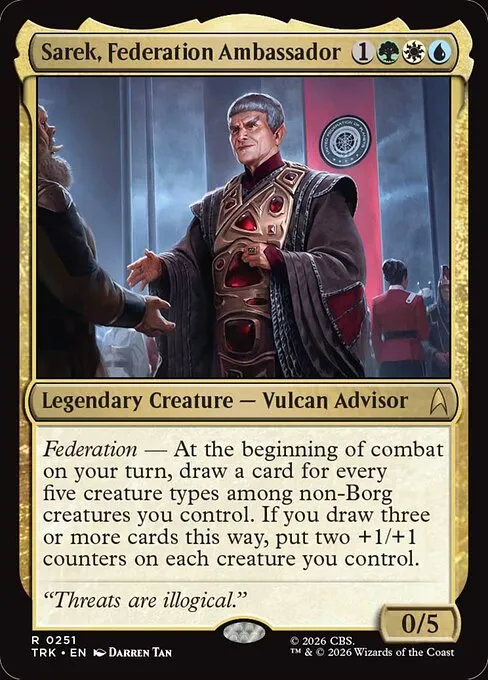 Sarek, Federation Ambassador - Foil