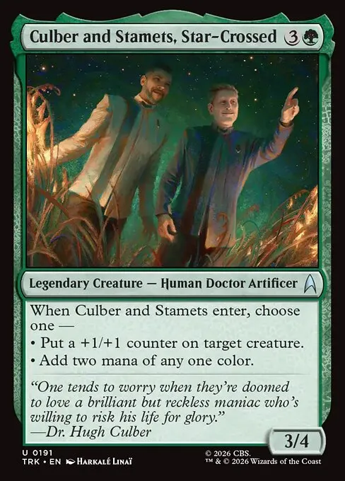 Culber and Stamets, Star-Crossed - Foil
