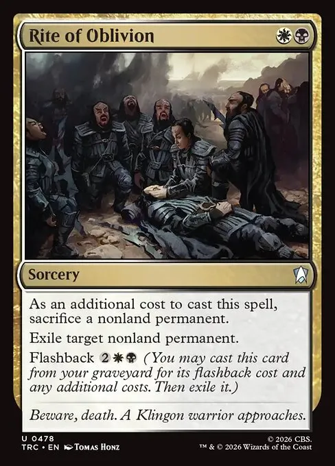 Rite of Oblivion - Foil