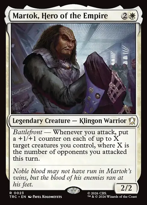 Martok, Hero of the Empire - Foil