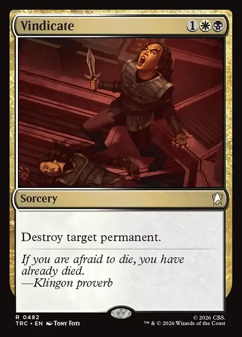 Vindicate - Foil