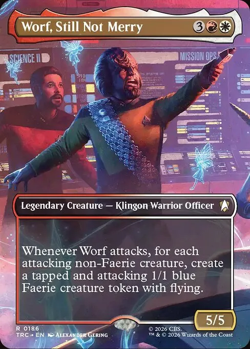 Worf, Still Not Merry - Foil