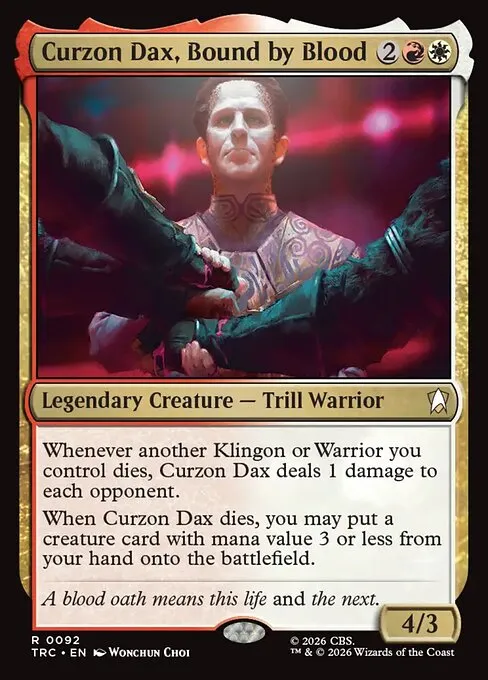 Curzon Dax, Bound by Blood - Foil