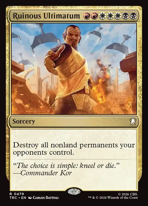 Ruinous Ultimatum - Foil