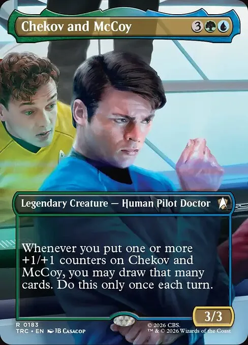 Chekov and McCoy