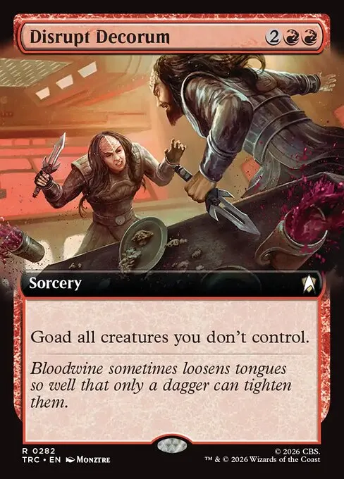 Disrupt Decorum - Foil