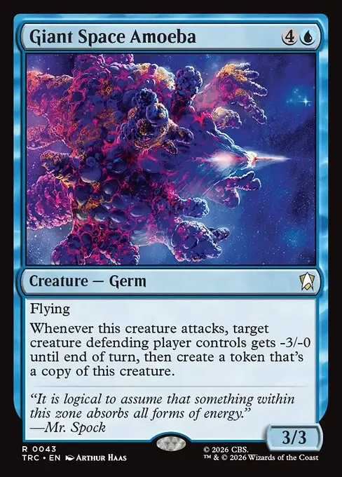 Giant Space Amoeba - Foil