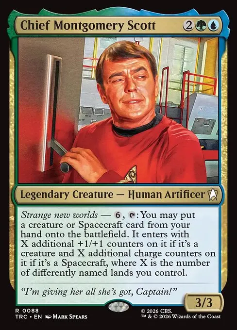 Chief Montgomery Scott - Foil