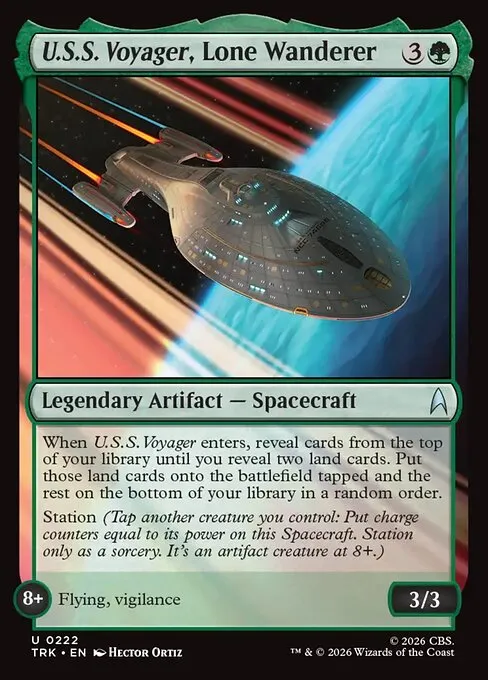 U.S.S. Voyager, Lone Wanderer - Foil