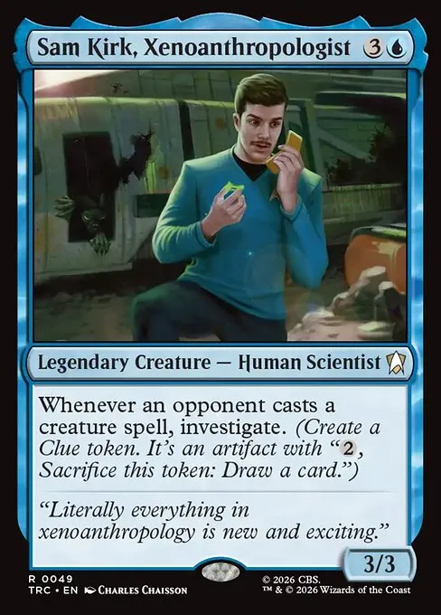 Sam Kirk, Xenoanthropologist - Foil