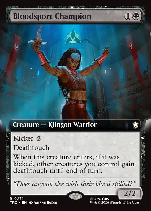 Blood-Sport Champion - Foil