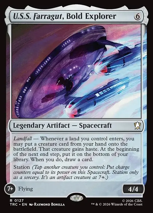 U.S.S. Farragut, Bold Explorer - Foil